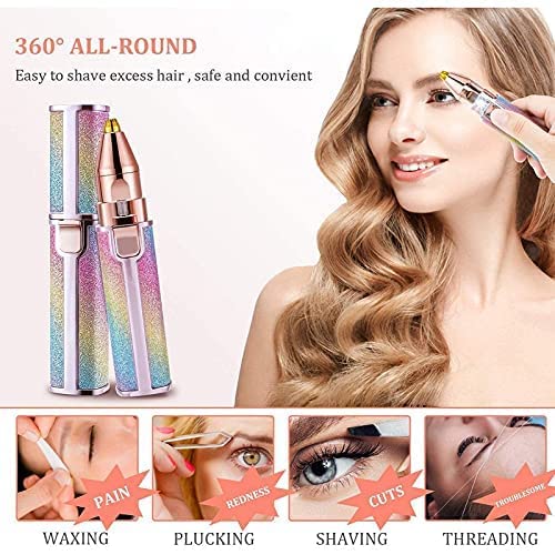 2 In 1 Rainbow Blowless Painless Face Hair Removal Machine