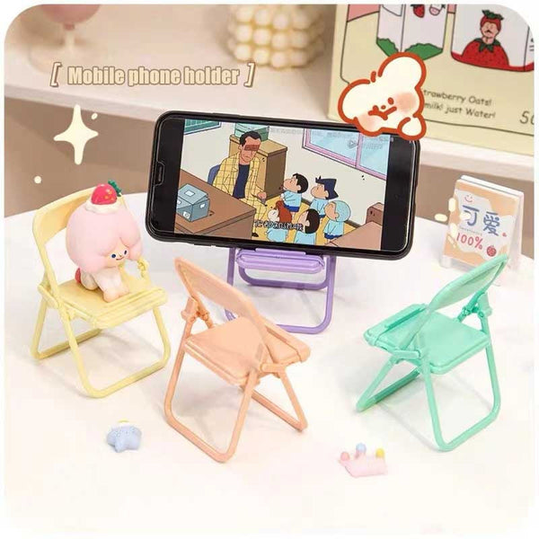 Mini Chair Shape Portable Mobile Phone Stand Holder