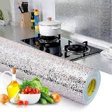 Aluminum Foil Stickers Kitchen Oil-proof Waterproof